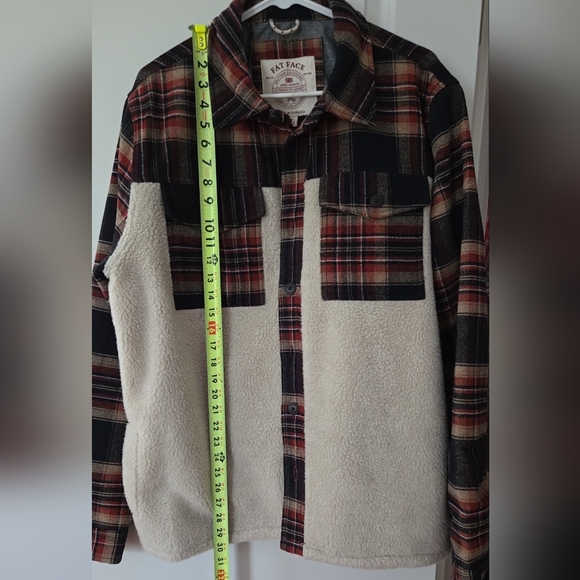 Fat Face Plaid Shacket - Picture 5 of 5